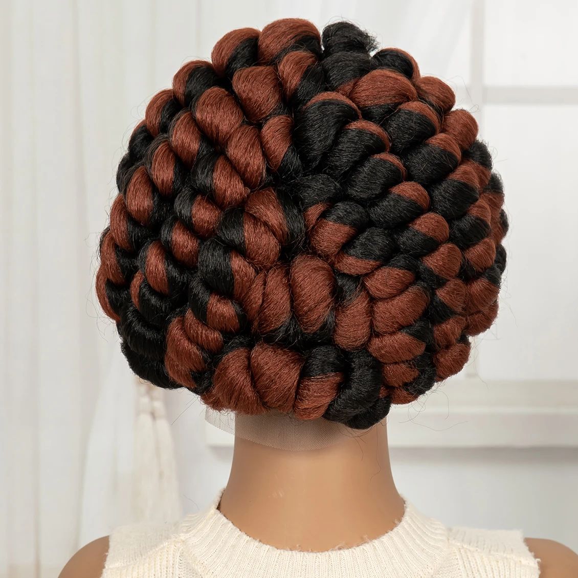 Cornrow Braided Wigs Synthetic - Synthetic Braided Wigs For Black Women ulasan dan harga