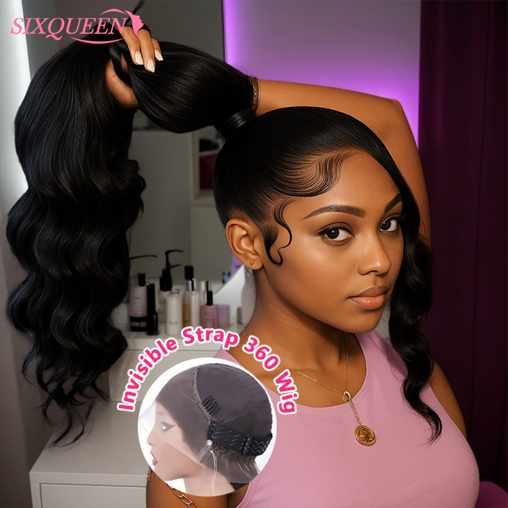 HD 360 Full Lace Wig with Invi - Lace Front Wigs ulasan dan harga