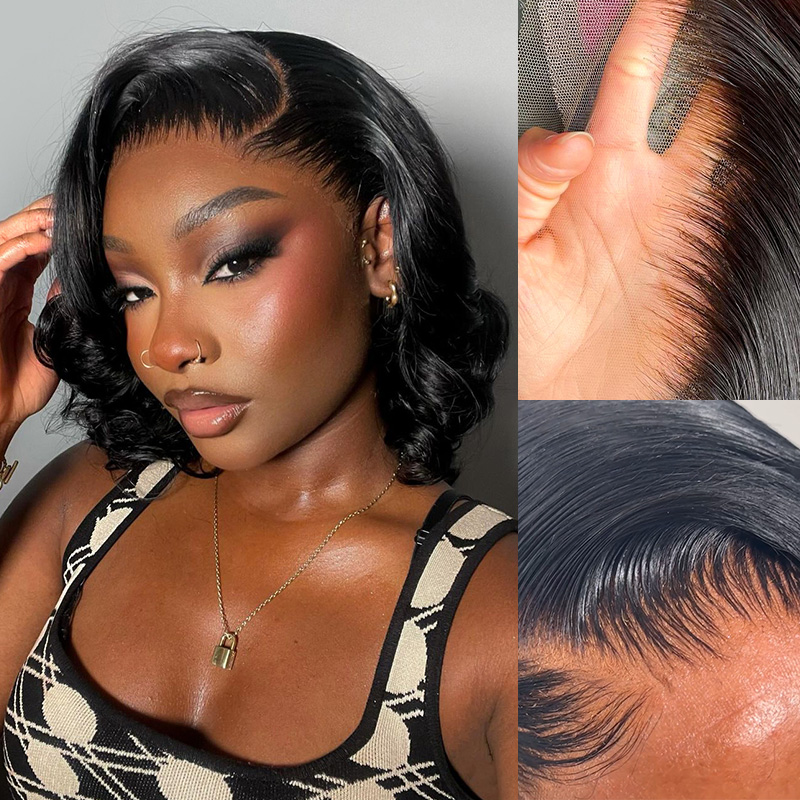 250% Density Human Hair Body W - Glueless Wear And Go Human Hair Wig ulasan dan harga