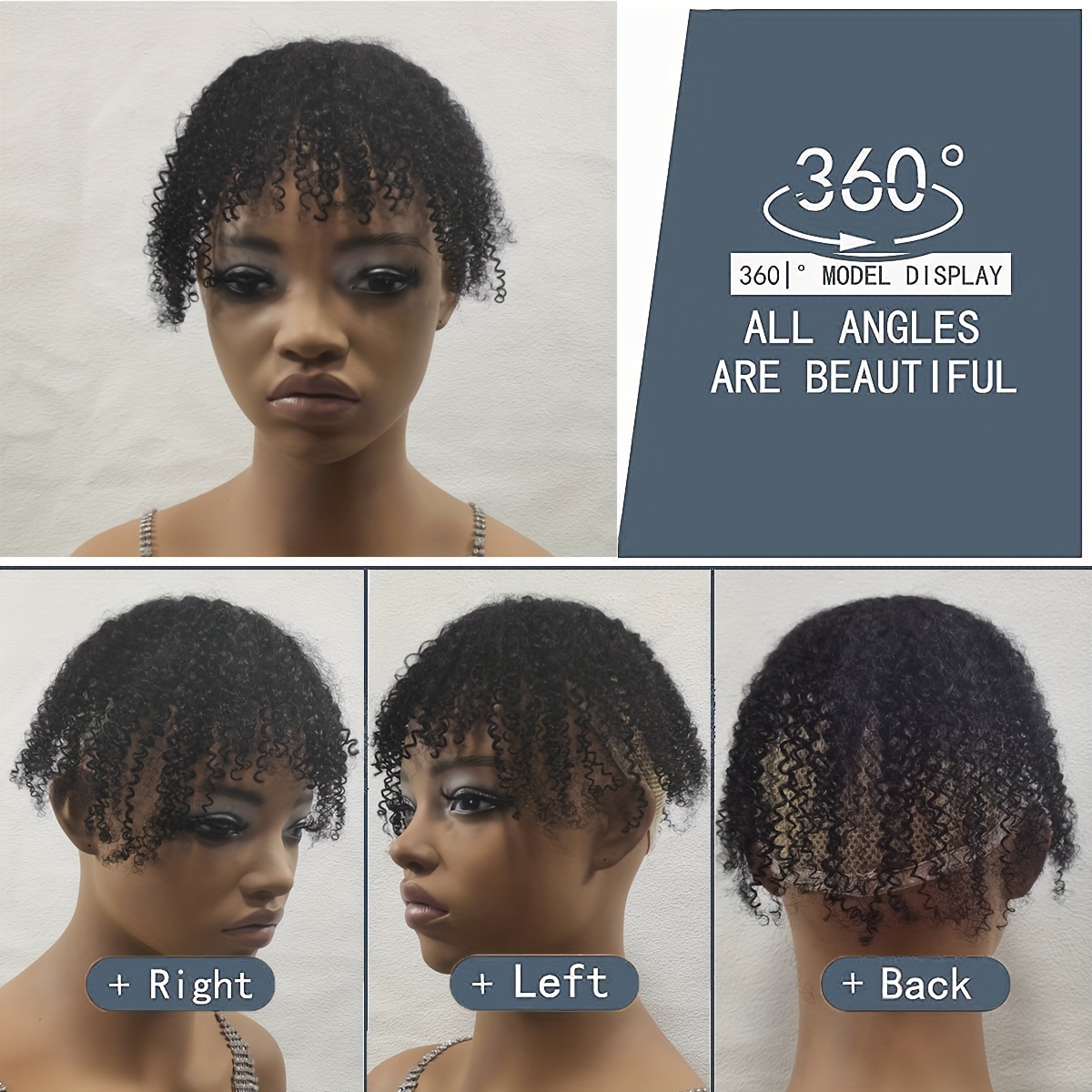 Hair Clip with Bangs-Topper Ha - Hair Bundles ulasan dan harga
