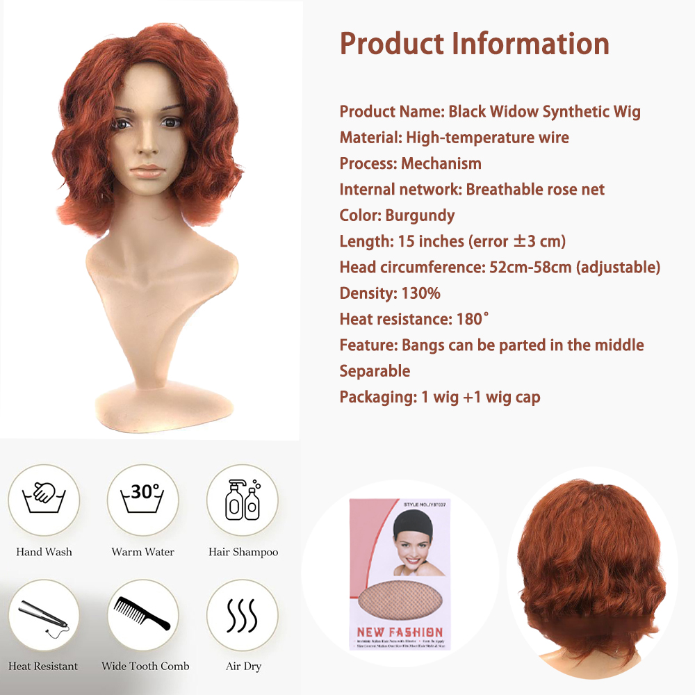 Black Widow Style Cosplay Synt - Synthetic Braided Wigs For Black Women ulasan dan harga