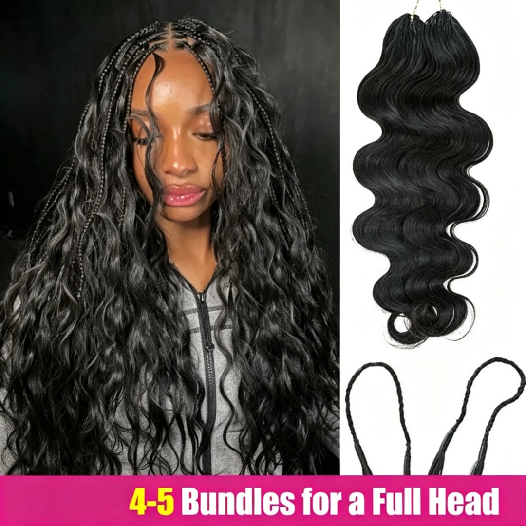 Smilegirl Body Wave Feather Cr - Hair Bundles ulasan dan harga