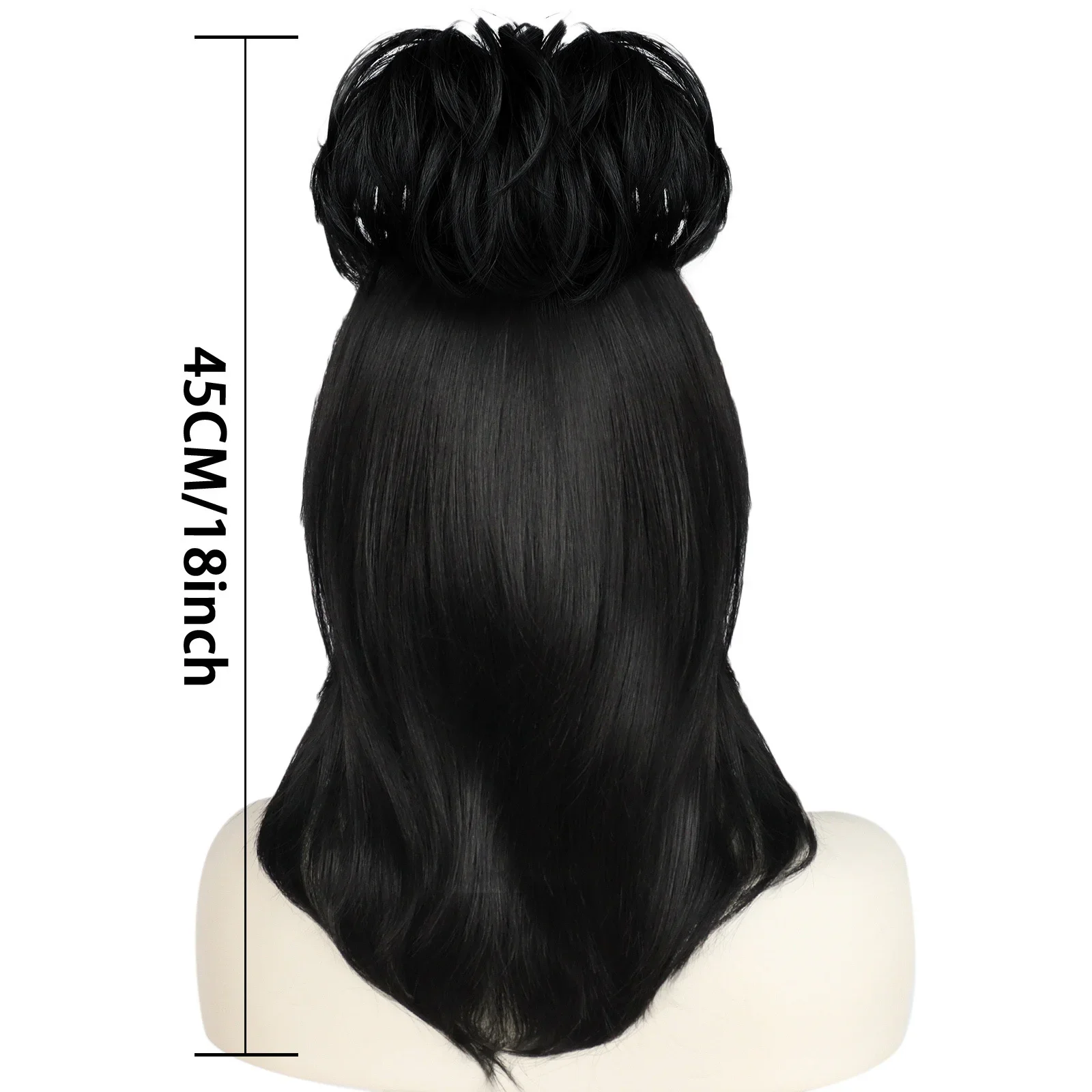Lydia Deetz Cosplay Wig Bride  - Synthetic Braided Wigs For Black Women ulasan dan harga