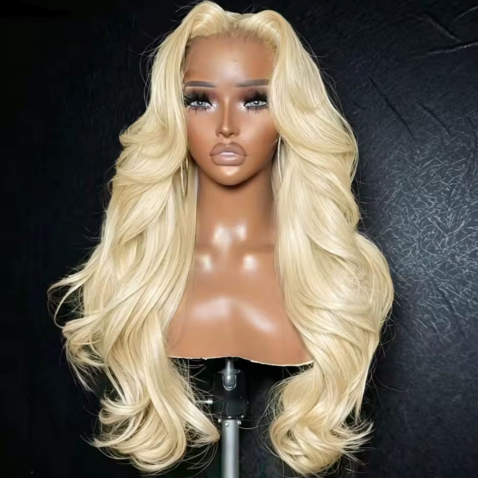 613 13x6 Lace Frontal Wig Huma - 613 Blonde Body Wave Lace Front Wig ulasan dan harga