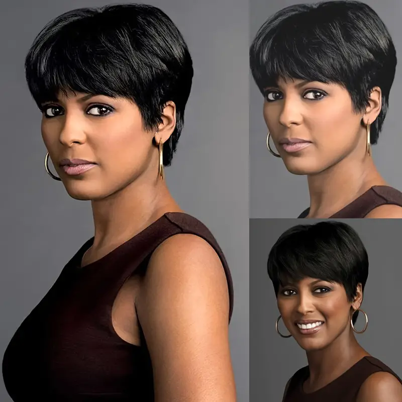 Short Pixie Cut Wig Human Hair - Short Pixie Cut Wig Human Hair Cheap ulasan dan harga