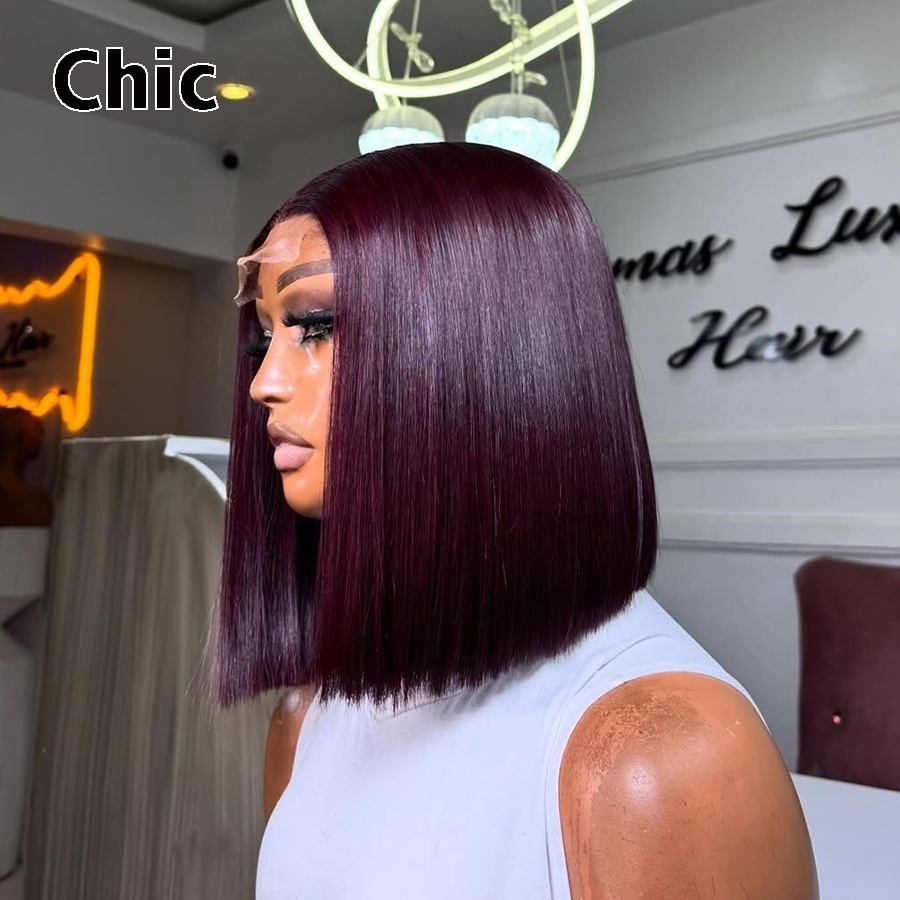 200gm Bob Wig 100% Human Hair  - Glueless Wear And Go Human Hair Wig ulasan dan harga